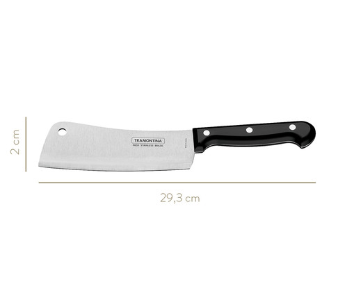 Cutelo em Inox Thale 6" - Preto image number 1