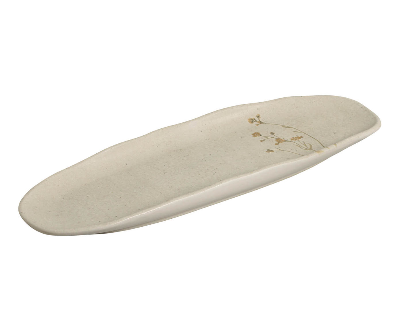 Jogo de Travessas Oval Rasa Org&acirc;nico Campestre Floral - image 1