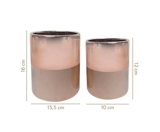 Jogo de Vasos em Cer&acirc;mica image number 3