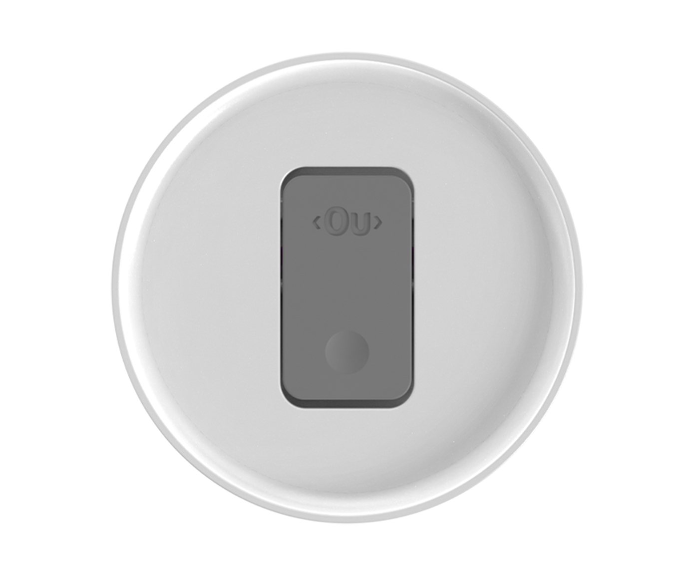Pote Herm&eacute;tico Redondo Duo Lock Branco Fechado Branco image number 3