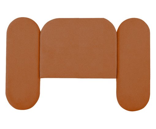 Cabeceira em Boucle Aveludado Arco Embrace Terracota image number 7