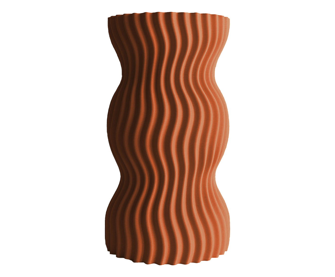 Vaso Onda 3 Terracota image number 0