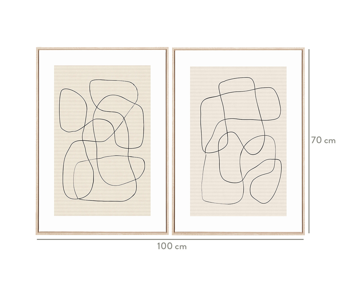 Jogo de Quadros em Canvas Sidney image number 3