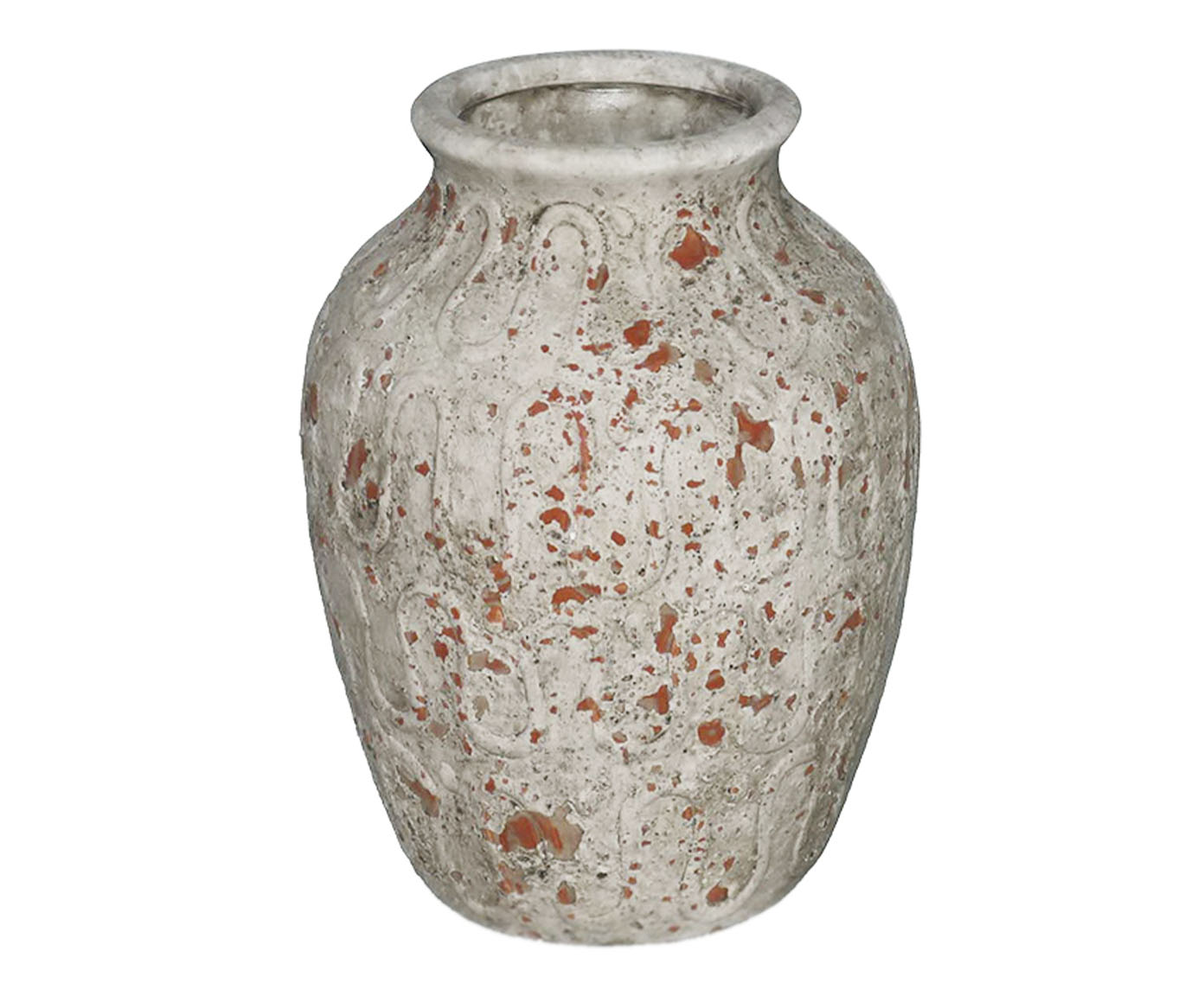 Vaso em Cer&acirc;mica R&uacute;stico Cutie I Branco - image 0