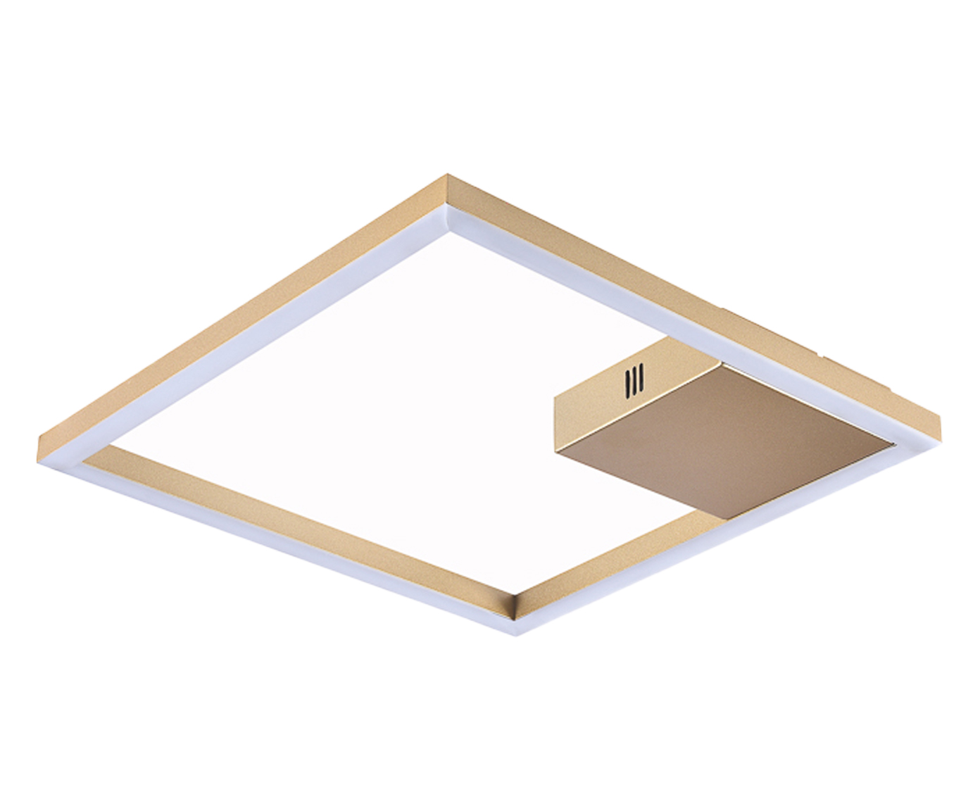 Plafon de Sobrepor Tec Dourado e Branco Bivolt image number 0