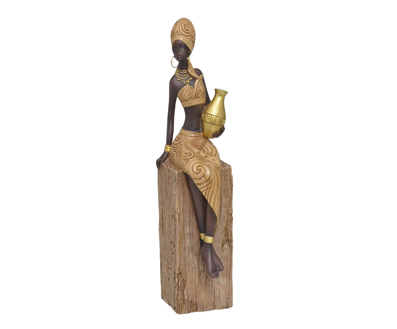 Escultura Africana Decorativa Pursaklar - image 0