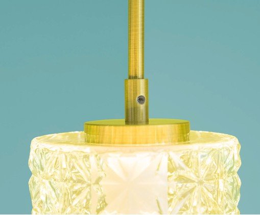 Pendente Biblioteca Dourado e Transparente image number 2