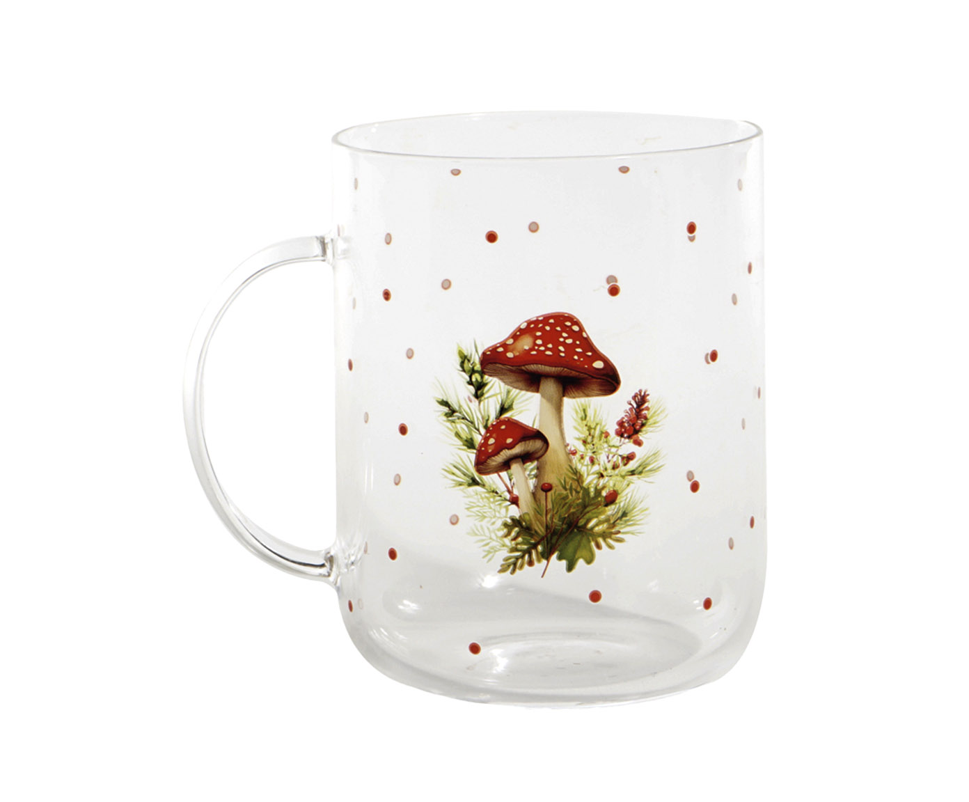 Caneca Natalina Cogumelos Po&aacute; image number 0