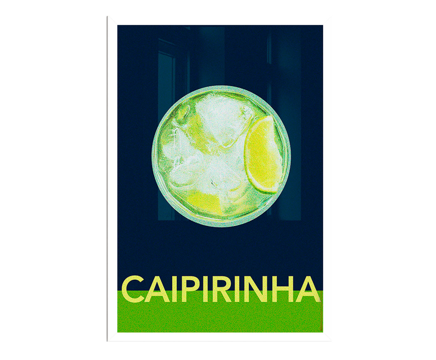 Quadro Caipirinha com Moldura Branca image number 0
