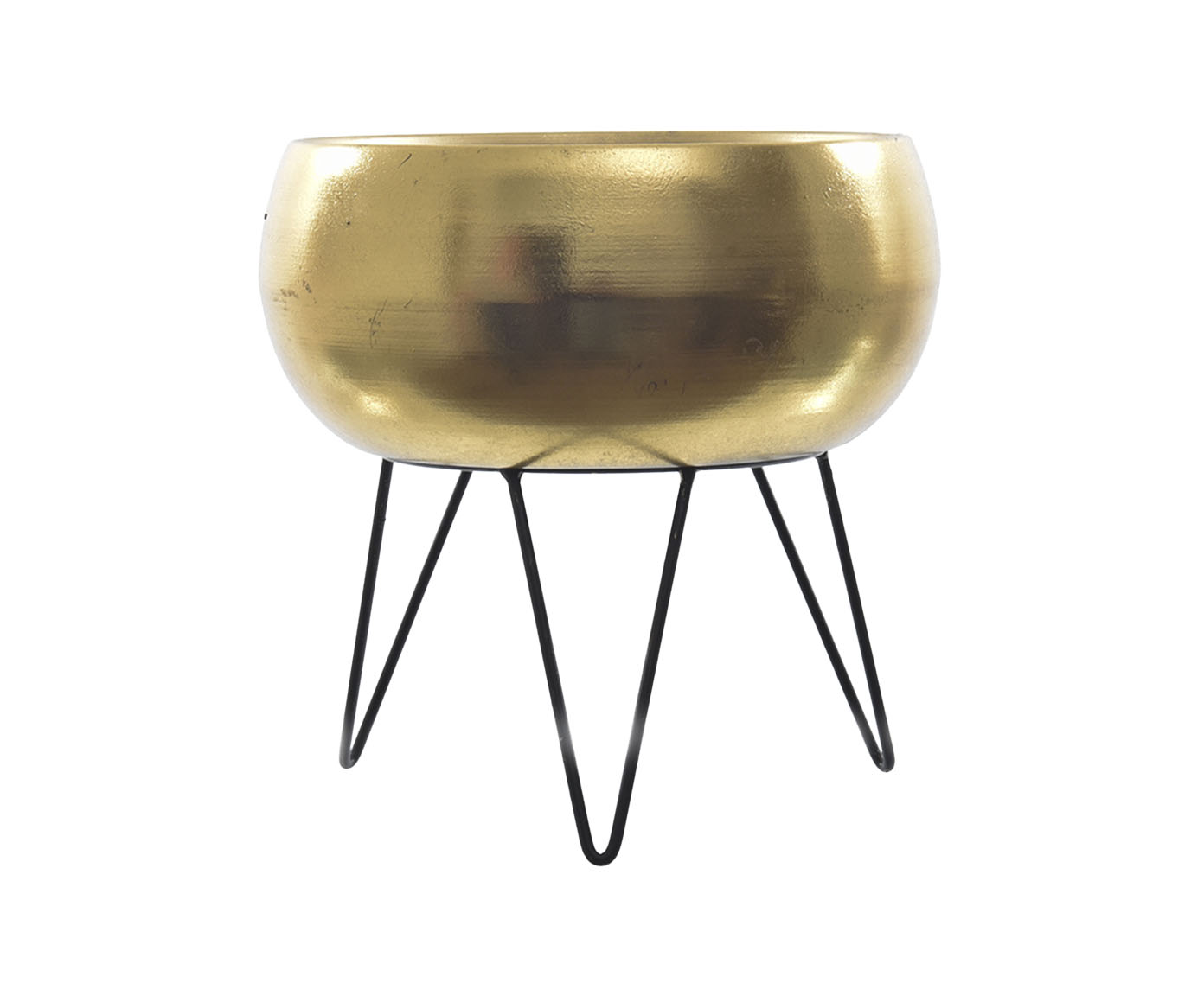 Cachepot com Suporte Dourado image number 0