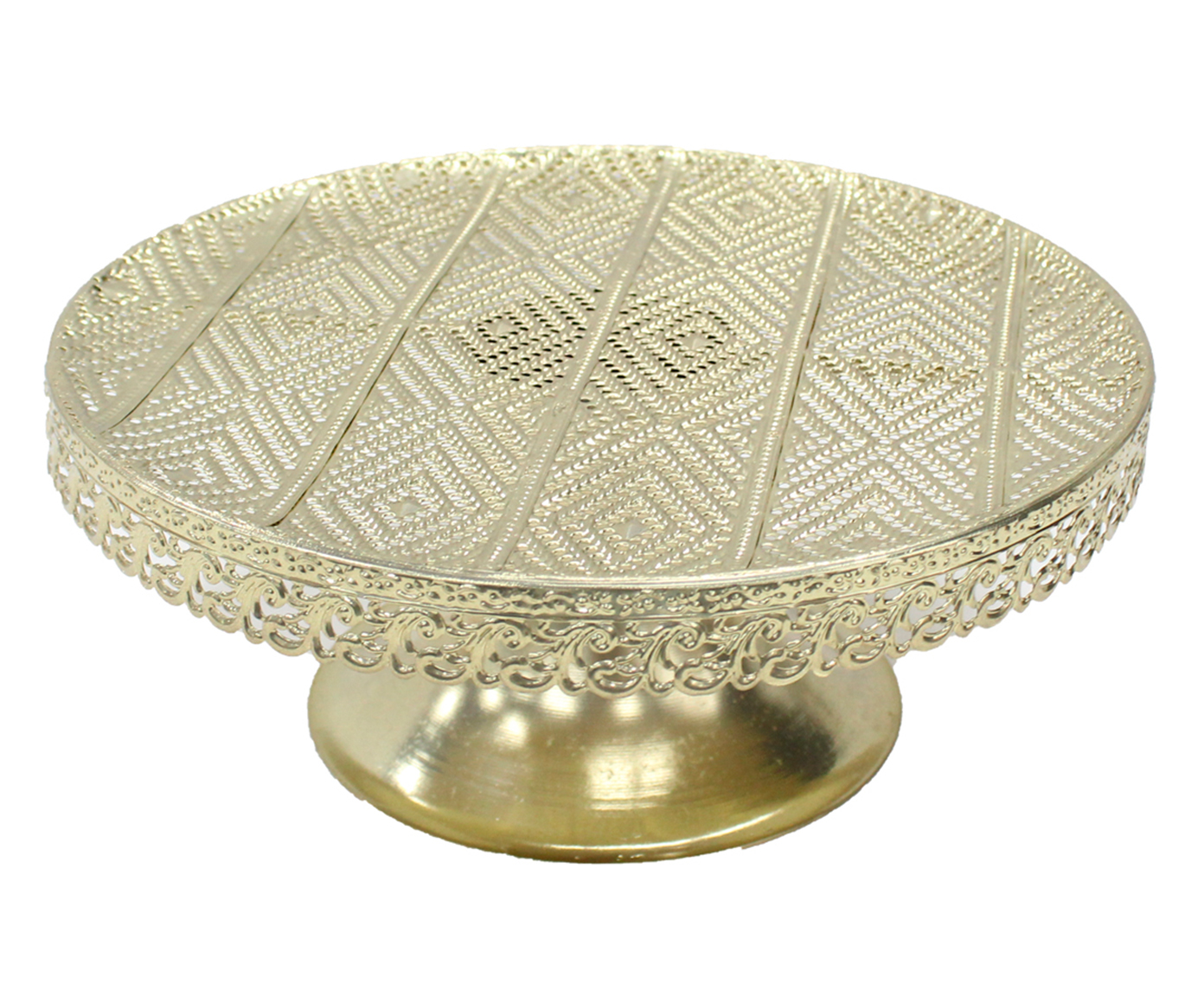 Centro de Mesa com P&eacute; Th&eacute;oden Dourado - image 0