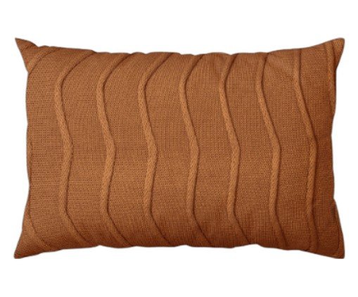 Almofada Tric&ocirc; Waves Retangular Terracota - image 0