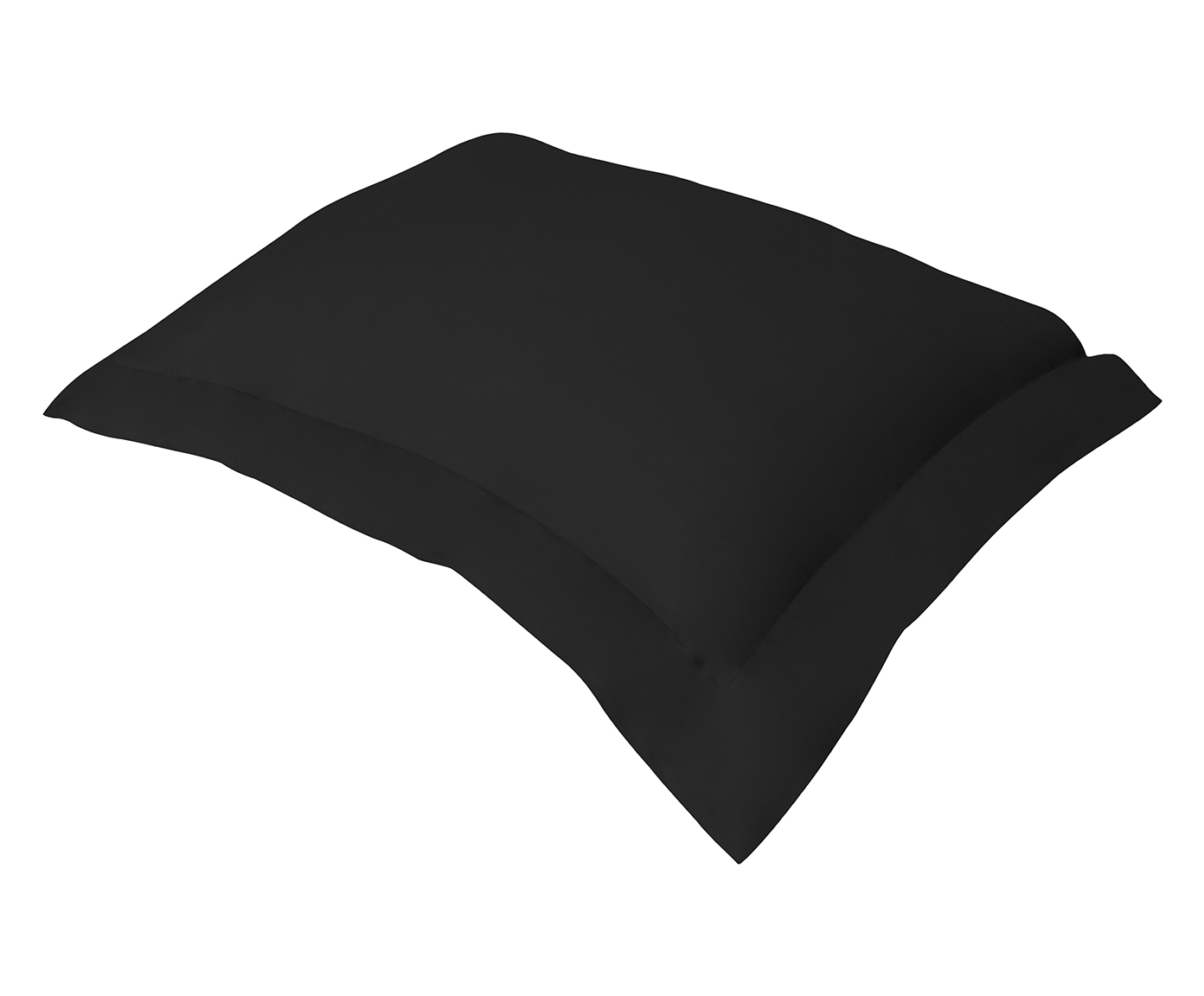 Fronha Naturalle Solid Preta 300 Fios - 50X90cm - image 0