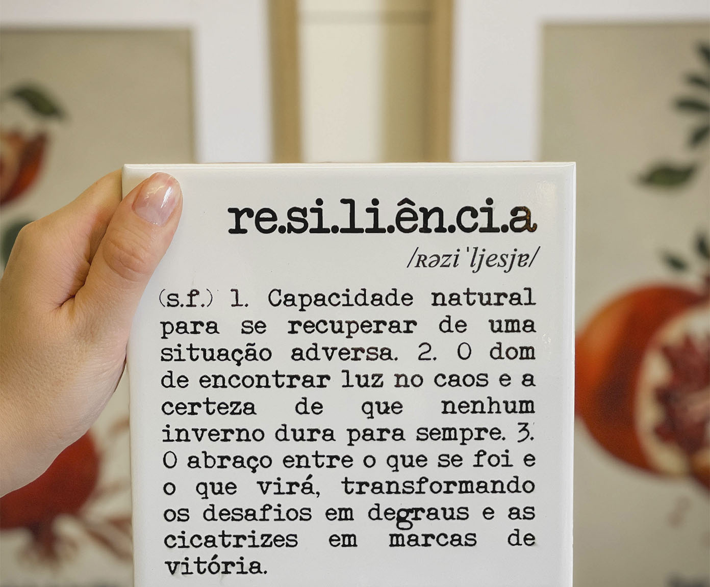 Azulejo Decorativo Resili&ecirc;ncia image number 1