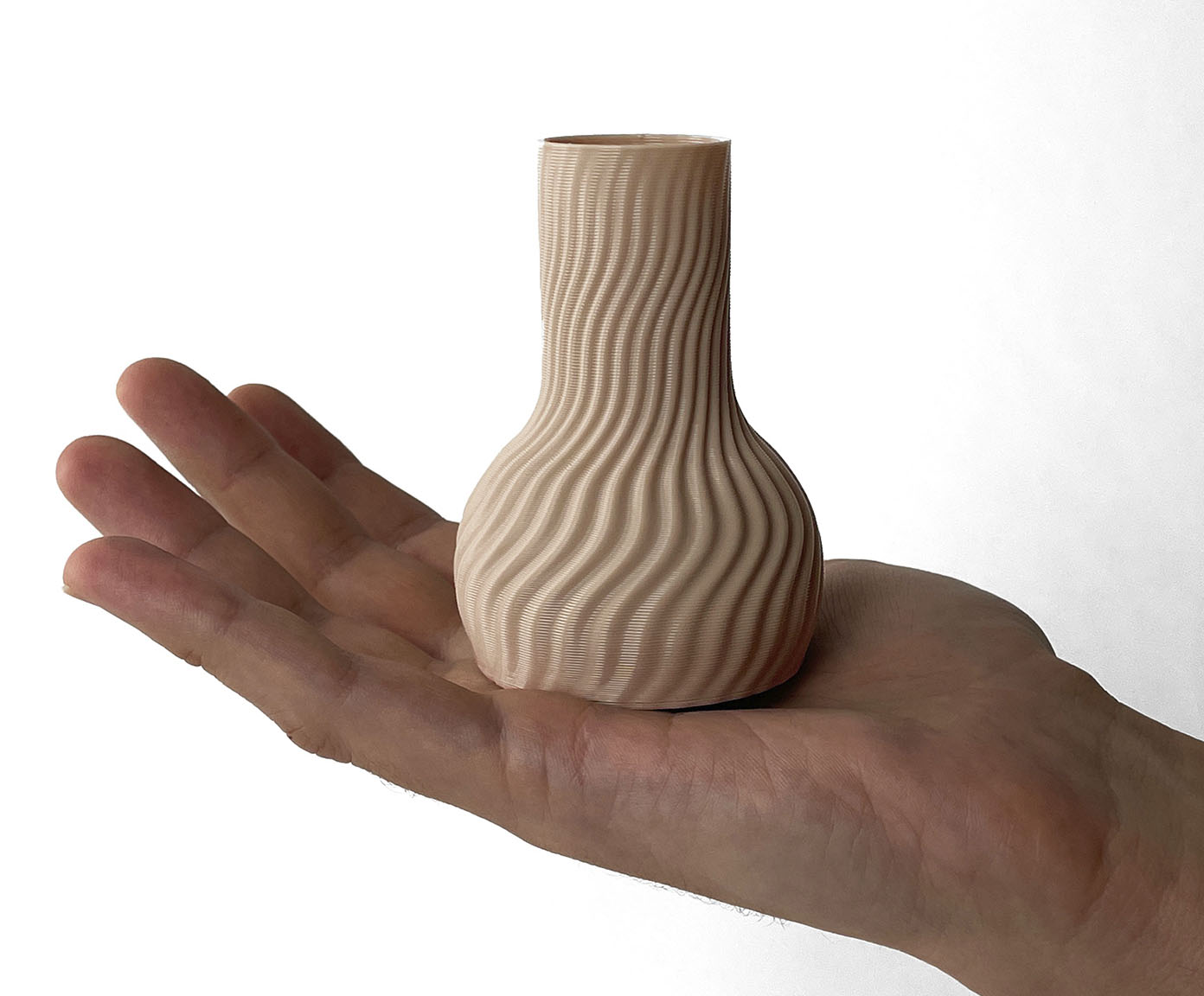 Mini Vaso Onda 2 Areia image number 4