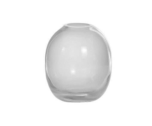 Vaso Neige Branco e Clear image number 1