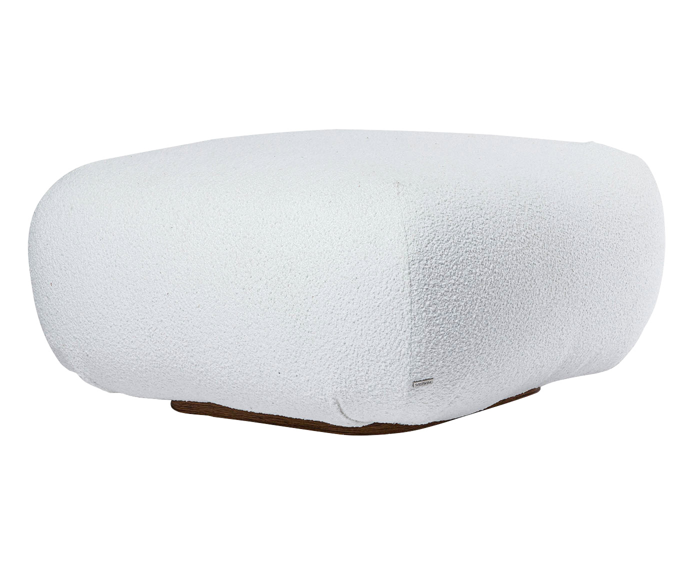 Puff em Boucle Nube Branco image number 3