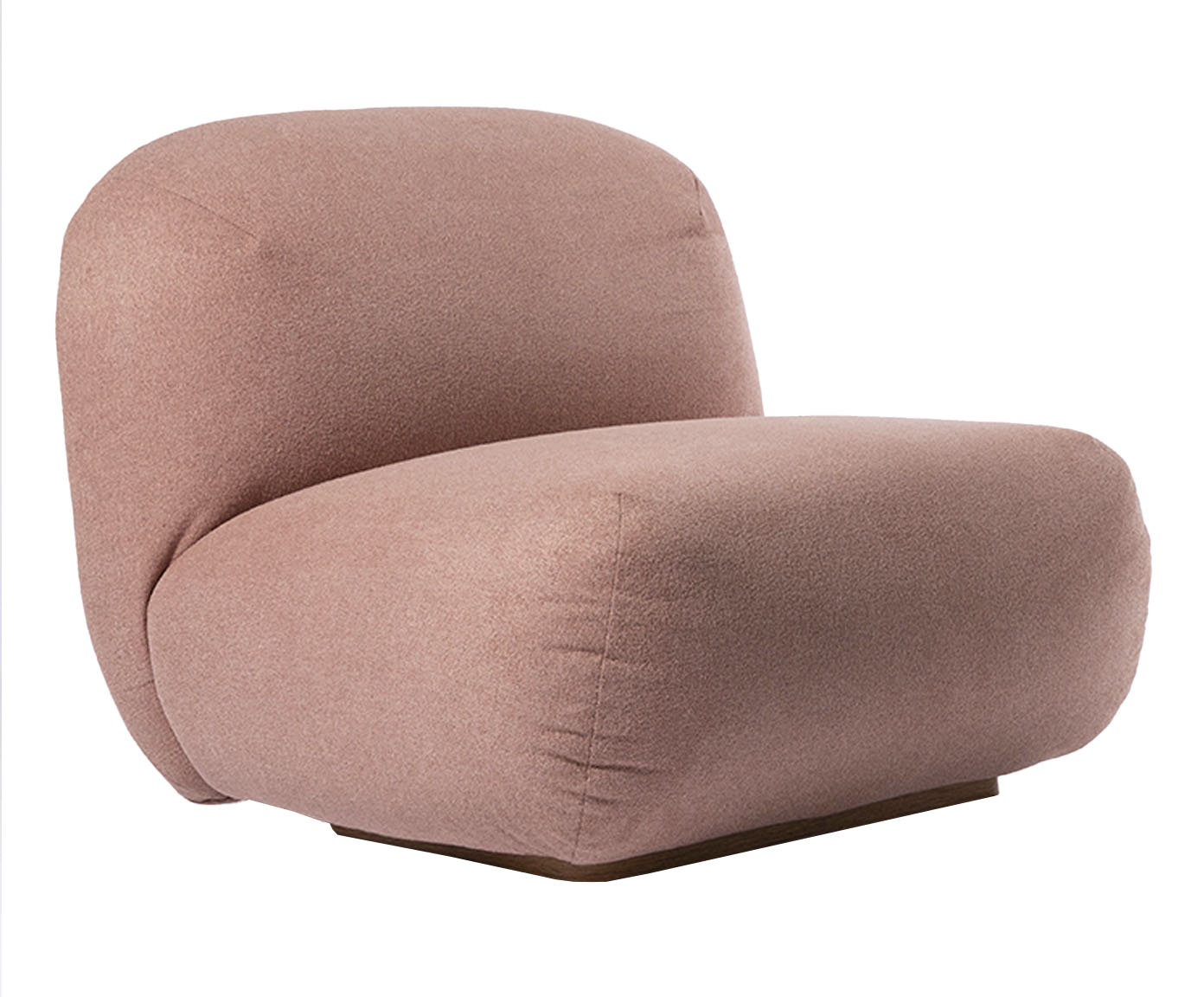 Poltrona em Veludo Boucle Nube Rose image number 0