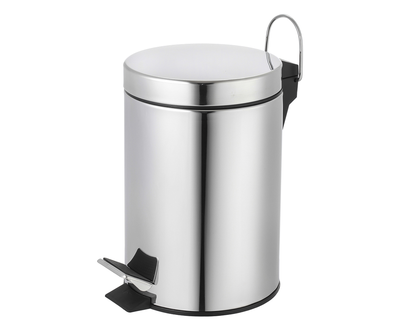 Lixeira Inox Platina - 3L image number 0