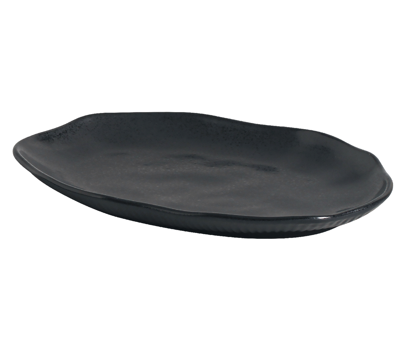 Jogo de Travessas Oval Rasa M&eacute;dia Bio Eclipse Preto - image 1