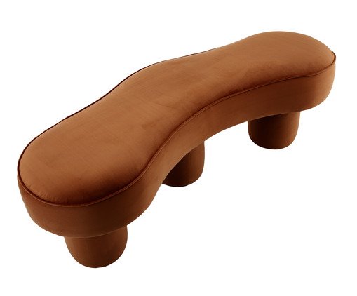Puff em Veludo Fun High Terracota image number 0