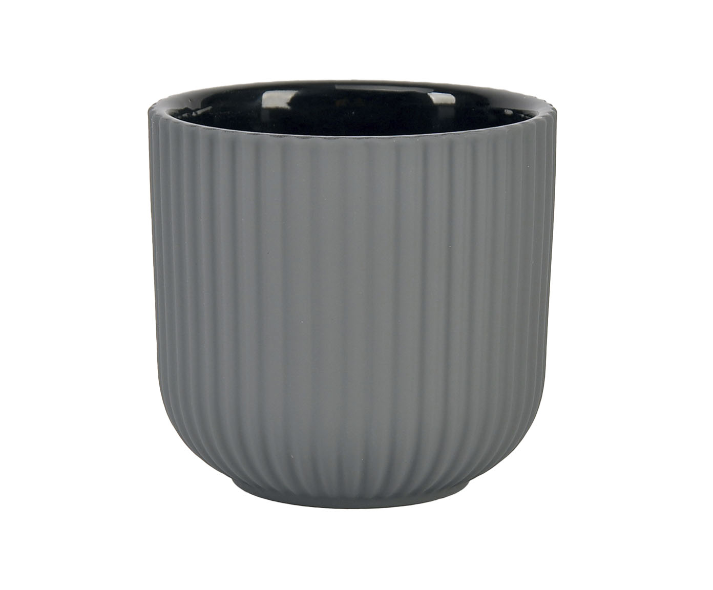 Vaso em Cer&acirc;mica Lines Cinza I - image 0