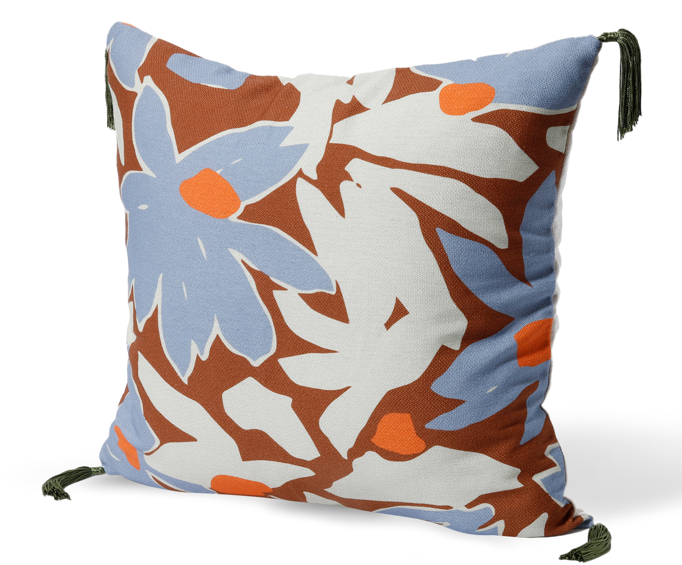 Capa de Almofada Estampada com Tassels Foral Talita Colorida image number 2
