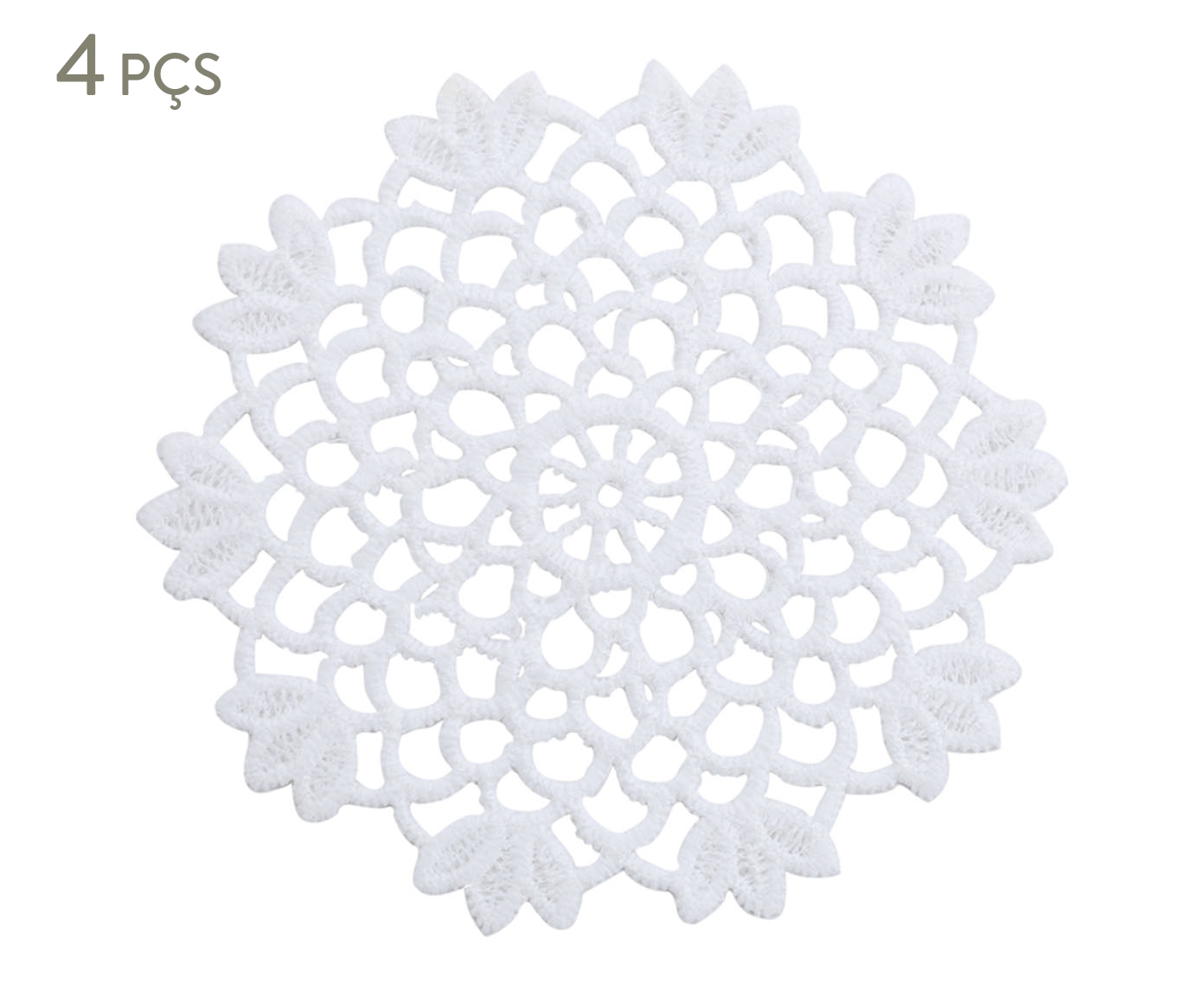 Jogo de Porta Copos Snow Branco - image 0