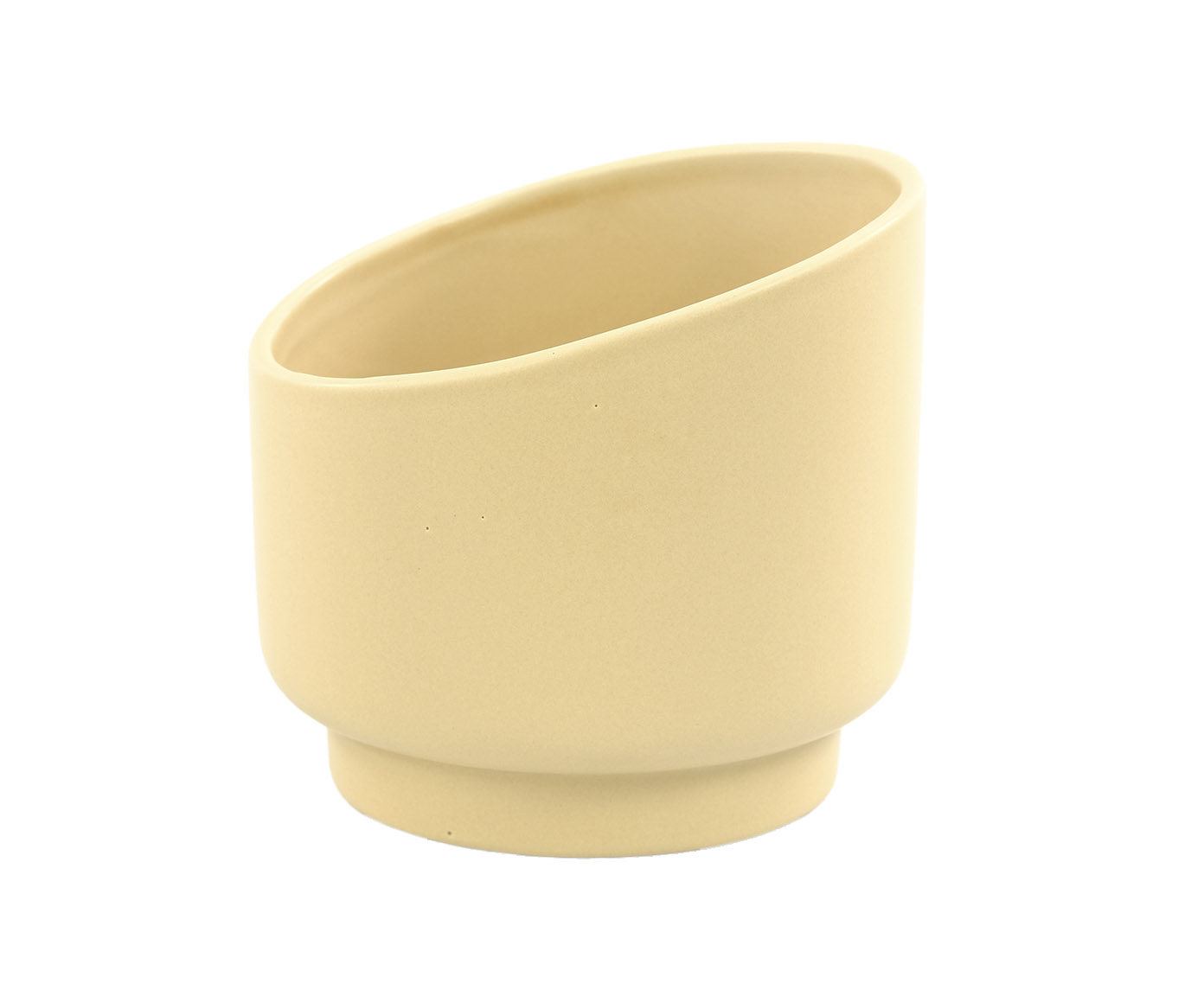 Cachepot Classic Amarelo Claro Pequeno image number 0