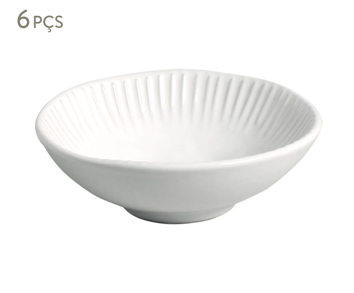 Jogo de Cumbucas Linhas New White - image 0