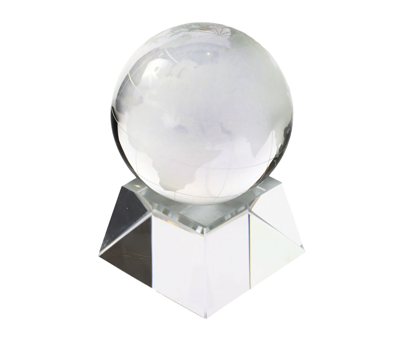 Adorno Globo em Cristal Transparente II - image 0