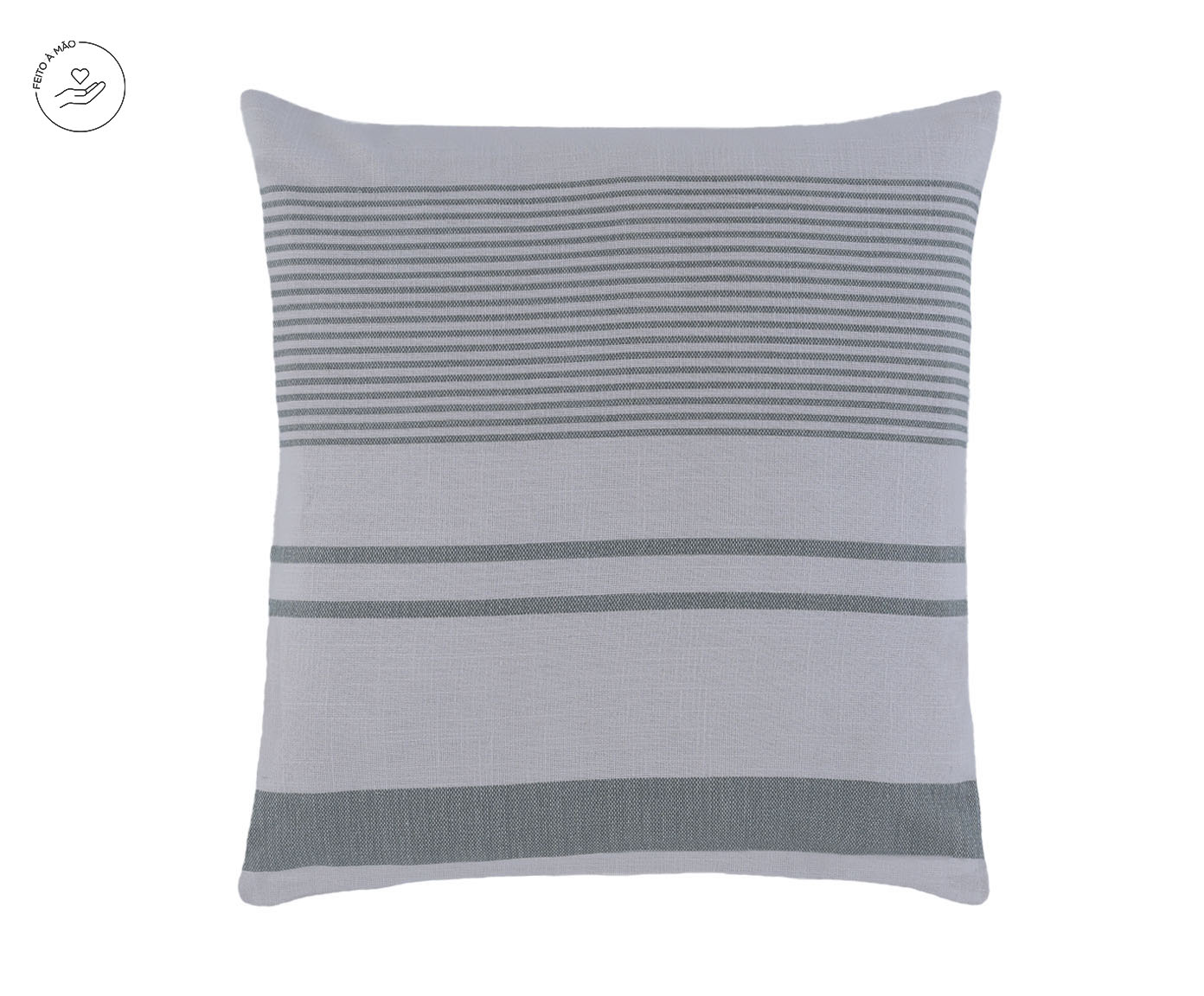Capa de Almofada Avani Off-White e Verde - image 0