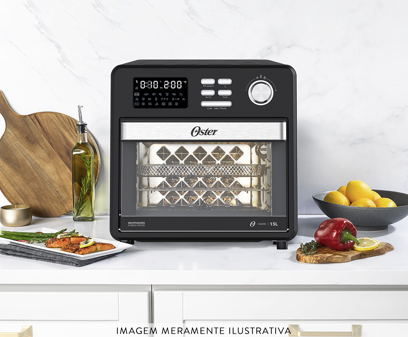 Forno e Fryer Multifun&ccedil;&otilde;es Oster image number 7