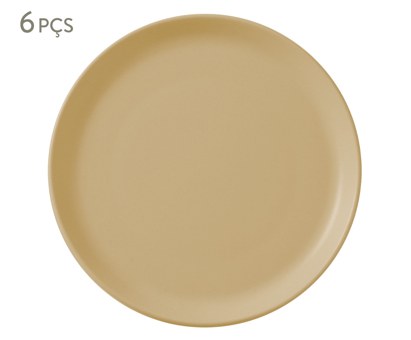 Jogo de Pratos de Sobremesa Noma Amarelo Butter image number 0