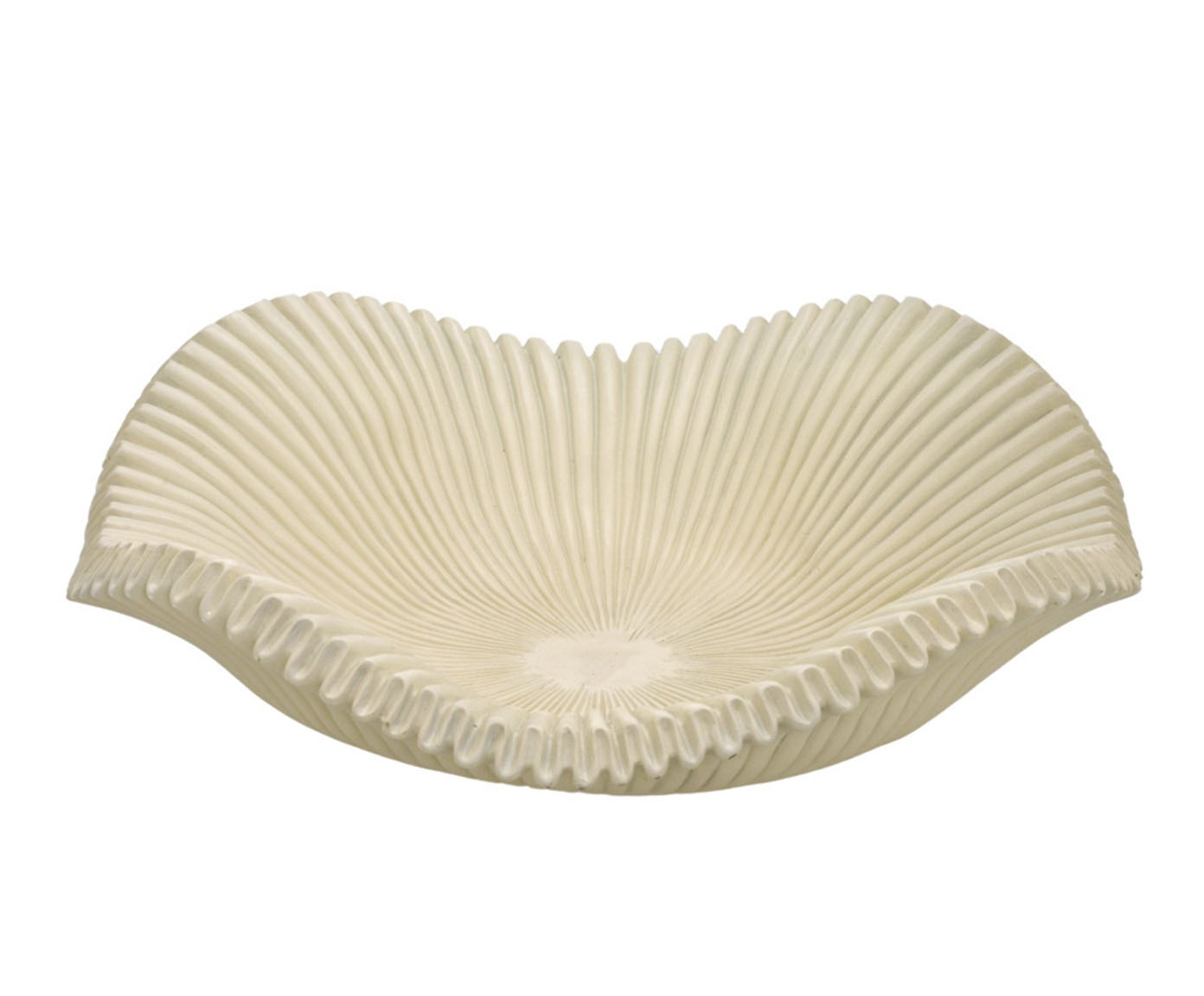 Centro de Mesa em Resina Ashley - Creme image number 0