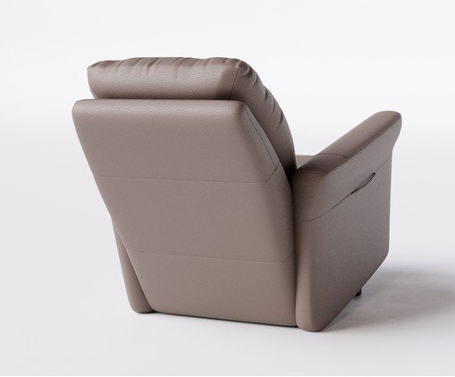 Poltrona Blend com Lift Couro Marrom image number 6