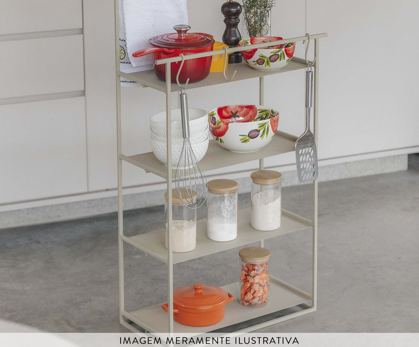 Estante Organizadora e Sapateira Nuk Taupe image number 3