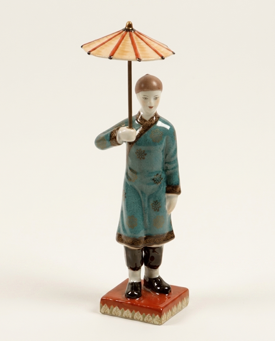 Adorno em Porcelana Chinesa Durgha - image 0