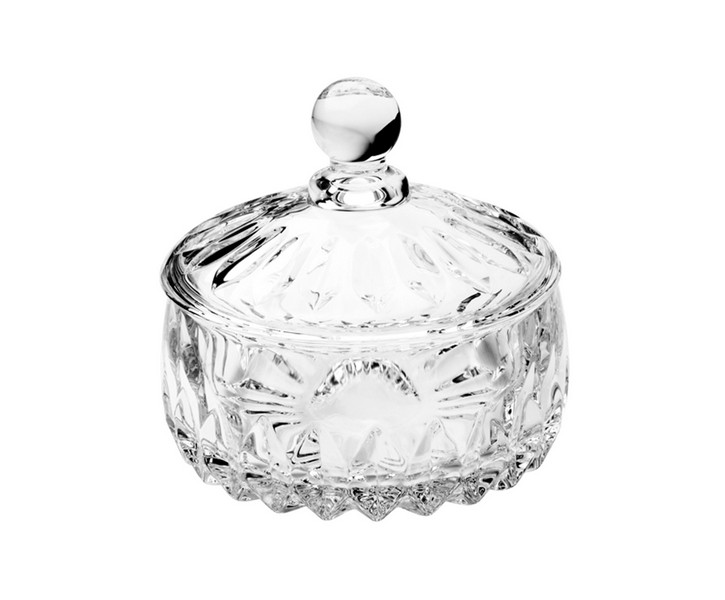 Pote Decorativo em Cristal Louise Transparente - image 0