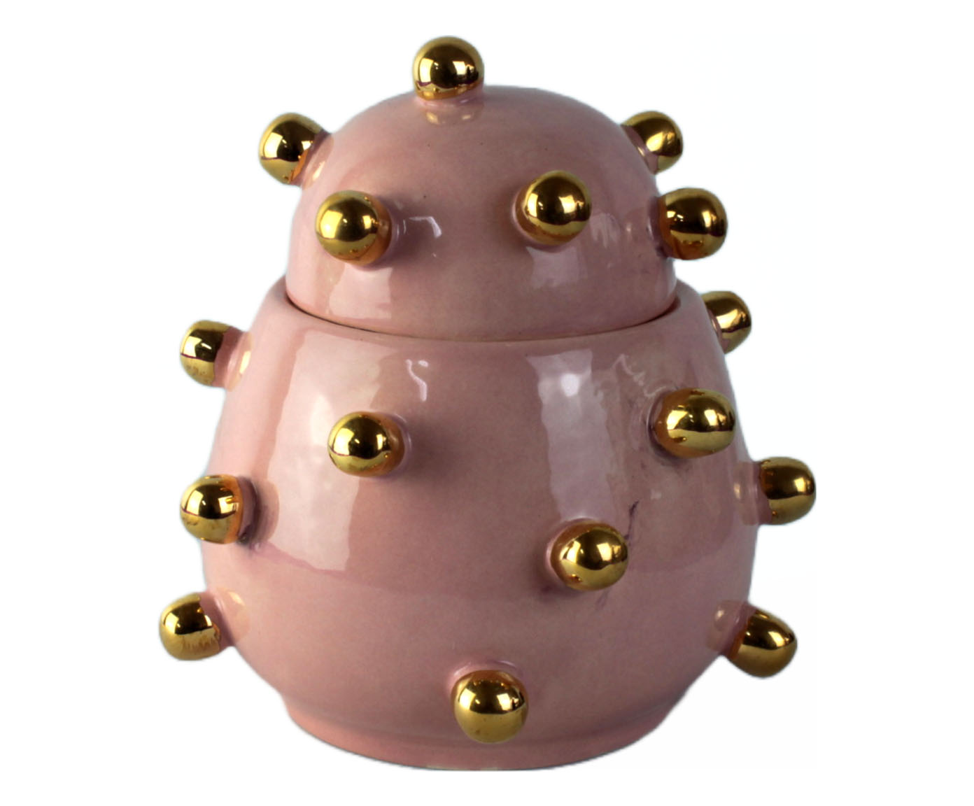 Caixa Ol&iacute;via Rosa Candy com Dourado image number 0