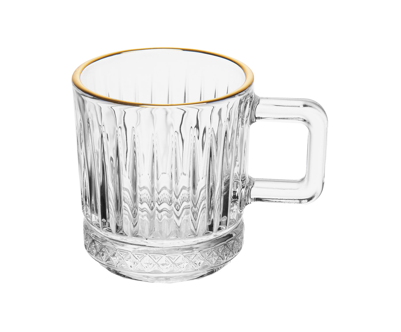X&iacute;cara para Caf&eacute; com Fio Dourado Deli Diamond image number 0