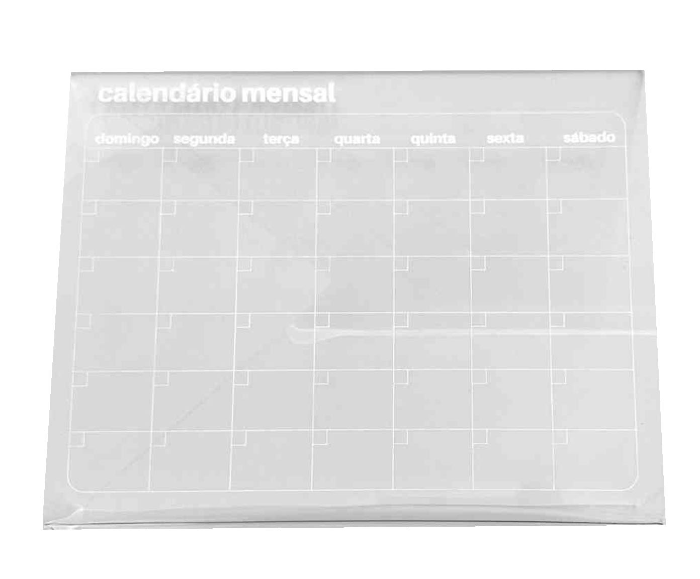 Calend&aacute;rio de Mesa Mensal Transparente - image 0