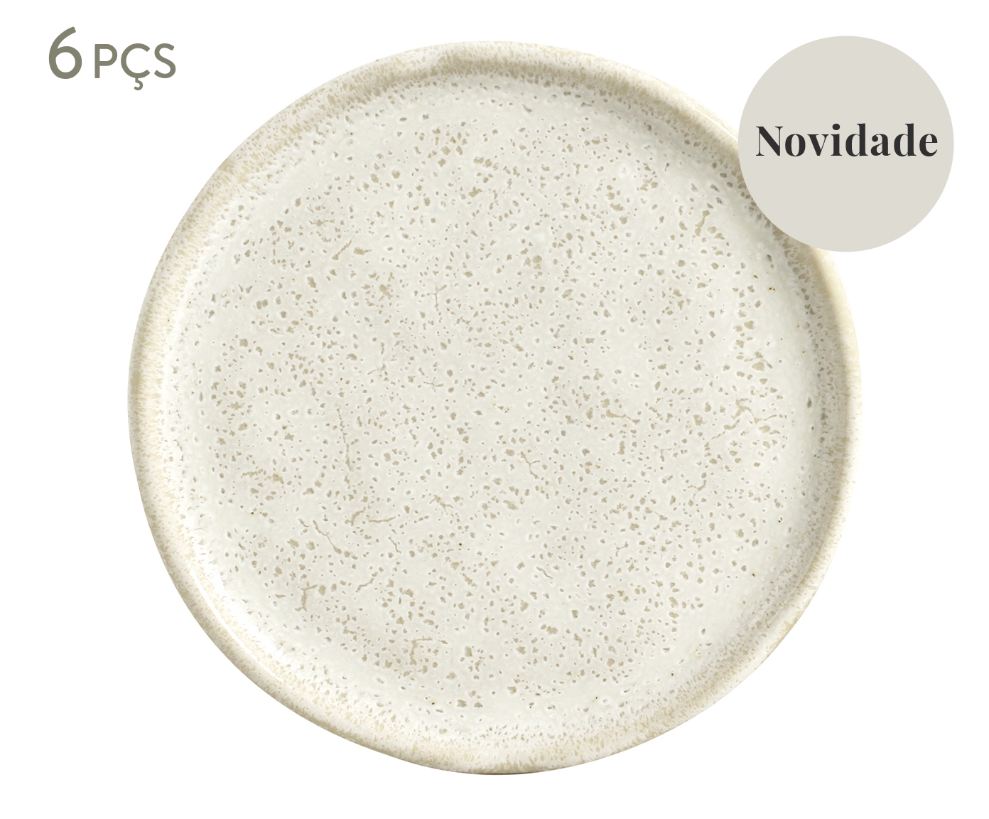 Jogo de Pratos para P&atilde;o Bio Vanilla Cru image number 0