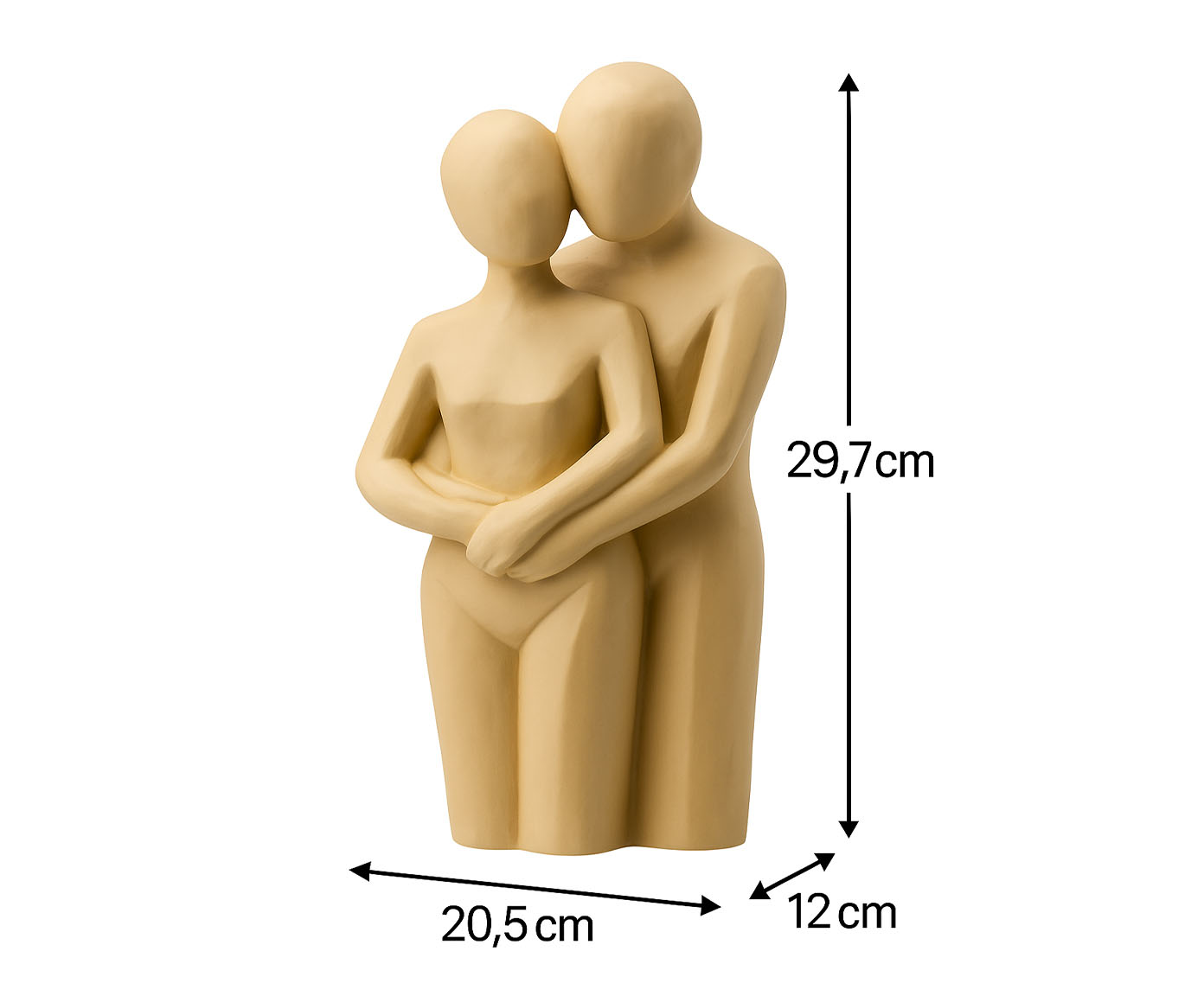 Escultura Casal Bege image number 4