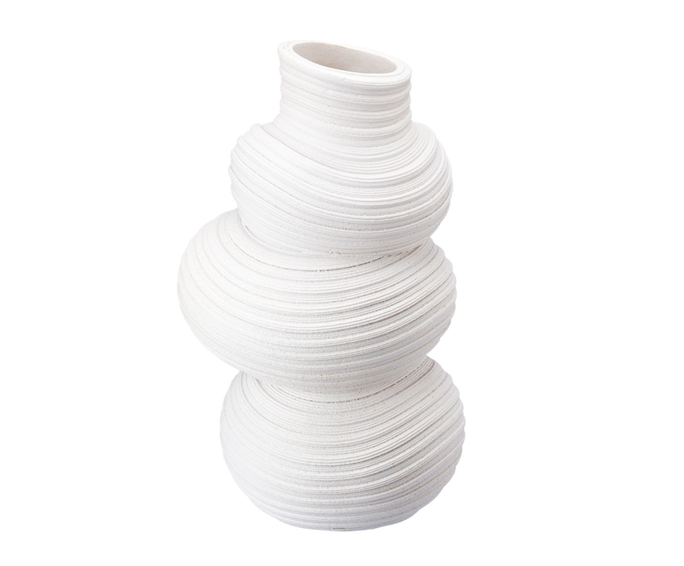 Vaso Cer&ecirc;mico Balls Branco image number 0