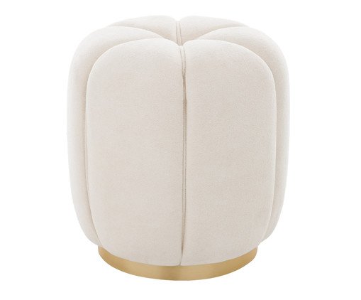 Puff Luna com Base Dourada em image number 2