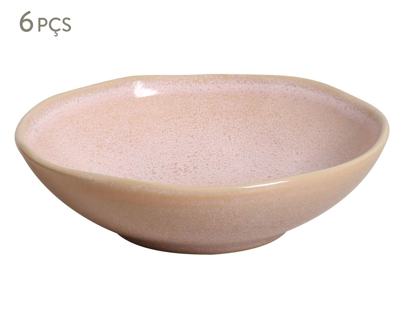 Jogo de Cumbucas Org&acirc;nico Litchi Rosa - image 0
