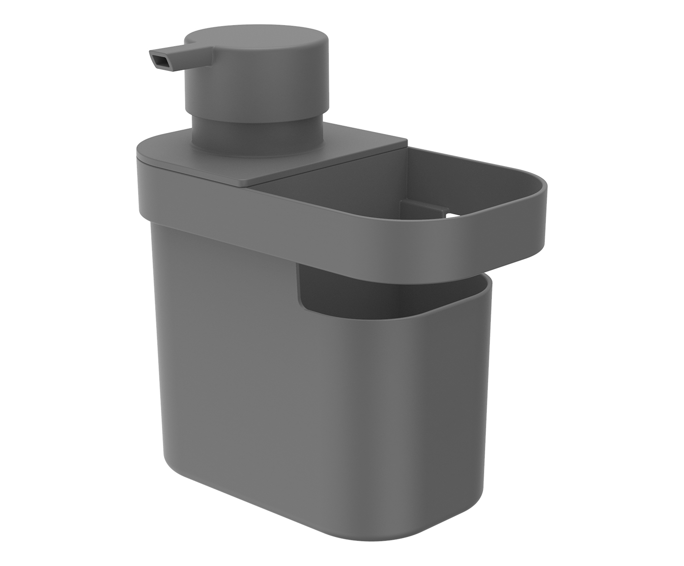 Dispenser de Detergente e Organizador Trium Cinza - image 0