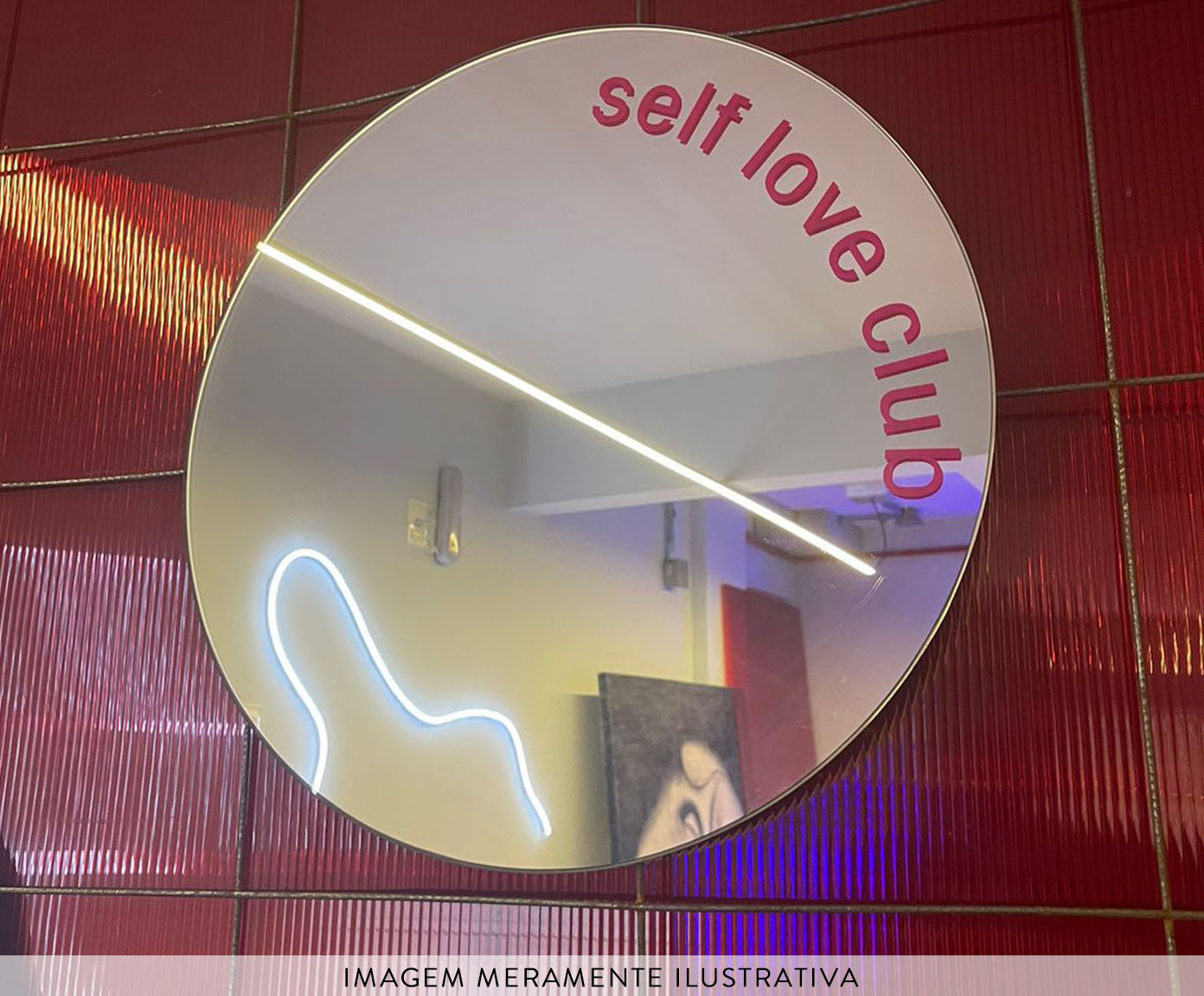 Espelho Selflove Prateado image number 1