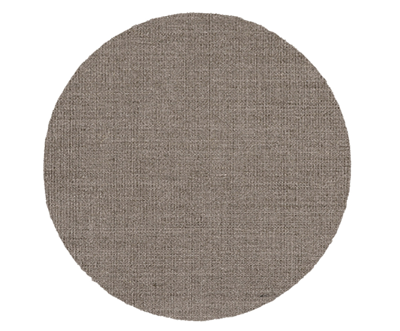 Tapete Redondo em Sisal com Dobra Virada Boucle - Cy - image 0